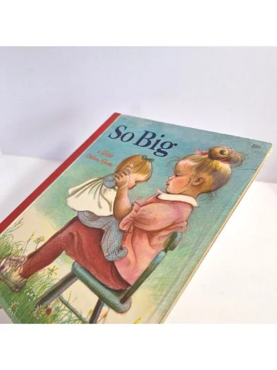 So Big 1968 A Little Golden Book Esther Wilkin Vintage - Picture 5 of 14